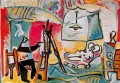 L’artiste et son modèle L artiste et fils modele V 1963 cubiste Pablo Picasso